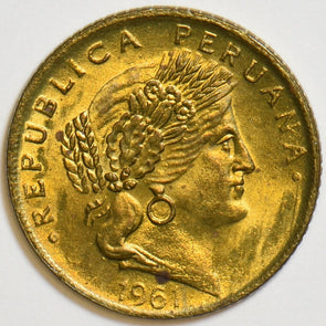 Peru 1961 5 Centavos P190027 combine shipping0