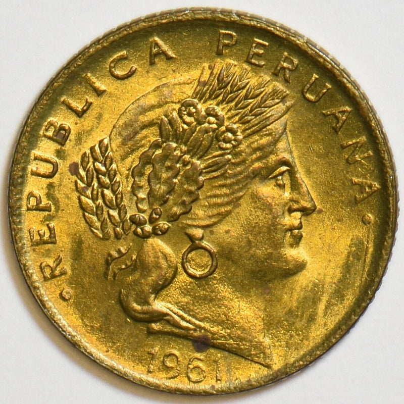 Peru 1961 5 Centavos P190027 combine shipping0
