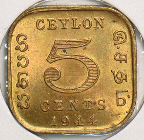 Ceylon 1944 5 Cents P290188 combine shipping2