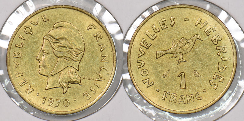 France 1970 Franc New Hebrides P190212 combine shipping0