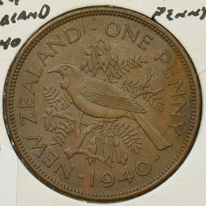 New Zealand 1940 Penny Tui Bird animal P900412 combine shipping0