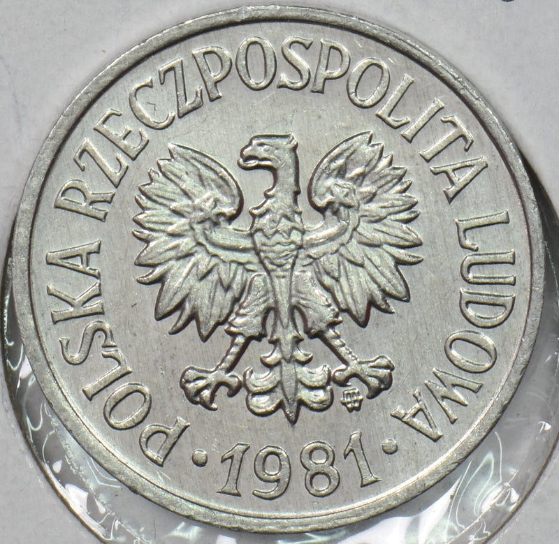 Poland 1981 20 Groszy Eagle P190592 combine shipping0