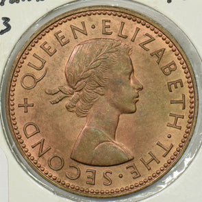 New Zealand 1963 1/2 Penny P900399 combine shipping1