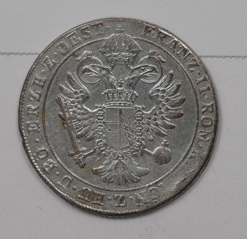 Italian States 1802-F 15 soldi 8 Krenzer Gorgia Francis II P490496 combine shipp0