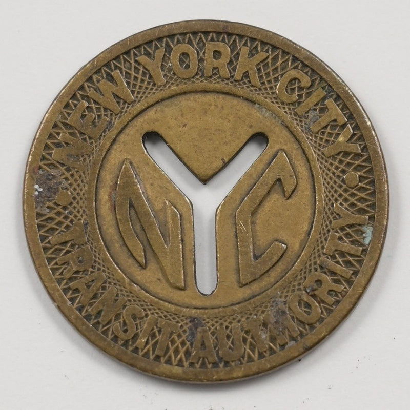 New York City Transit Token One Fare P9042720
