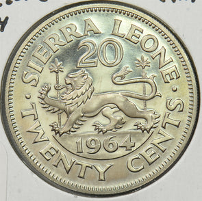 Sierra Leone 1964 20 Cents P150209 combine shipping1