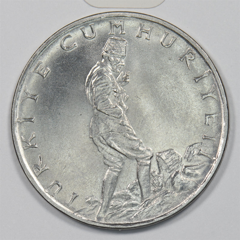 Turkey 1974 Mustafa Kemal Walking 2½ Lira P9025130