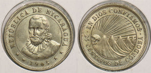 Nicaragua 1965 25 Centavos P290153 combine shipping0