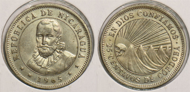 Nicaragua 1965 25 Centavos P290153 combine shipping0