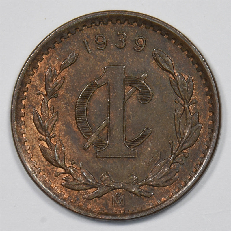 Mexico 1939 Coat of Arms Centavo P9025560