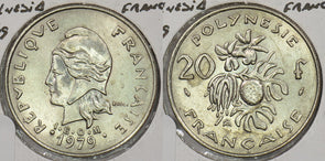 French Polynesia 1979 20 Francs P190310 combine shipping0