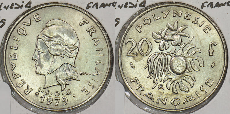 French Polynesia 1979 20 Francs P190310 combine shipping0