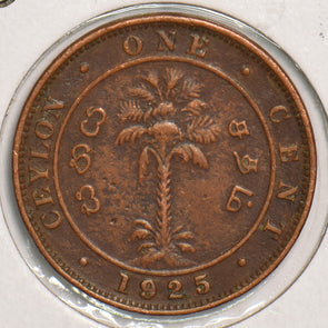 Ceylon 1925 Cent P150085 combine shipping2