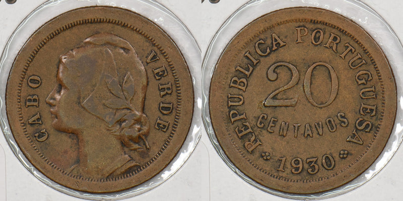 Portugal 1930 20 Centavos P190233 combine shipping0