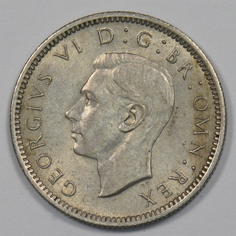 United Kingdom 1948 George VI 6 Pence P9025580