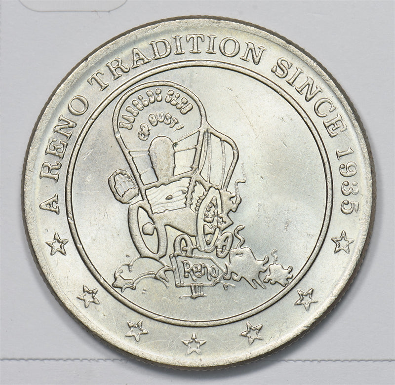1935 Harold's Club Reno Casino Gaming Token Dollar P9030690
