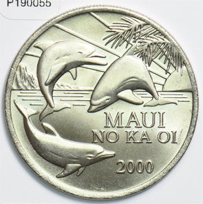 Hawaii 2000 Maui Hawaii Trade Dollar Token Dolphin animal P190055 combine shipp0