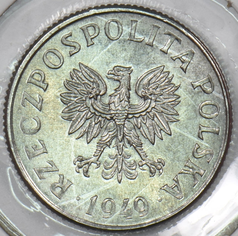 Poland 1949 2 Groszy Eagle P190589 combine shipping0