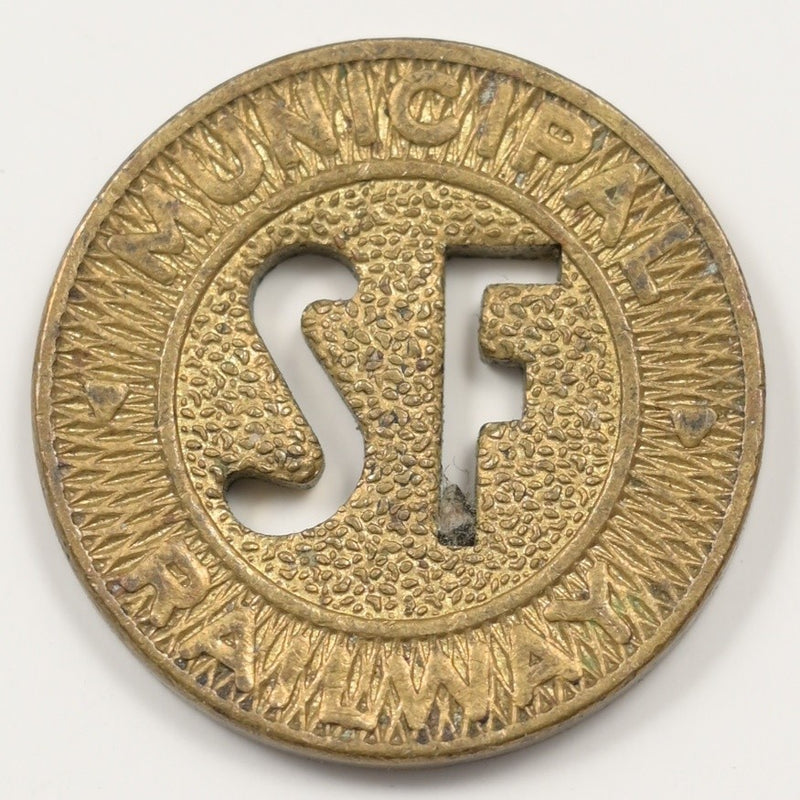 San Francisco Municipal Railway One Fare Token P1515270