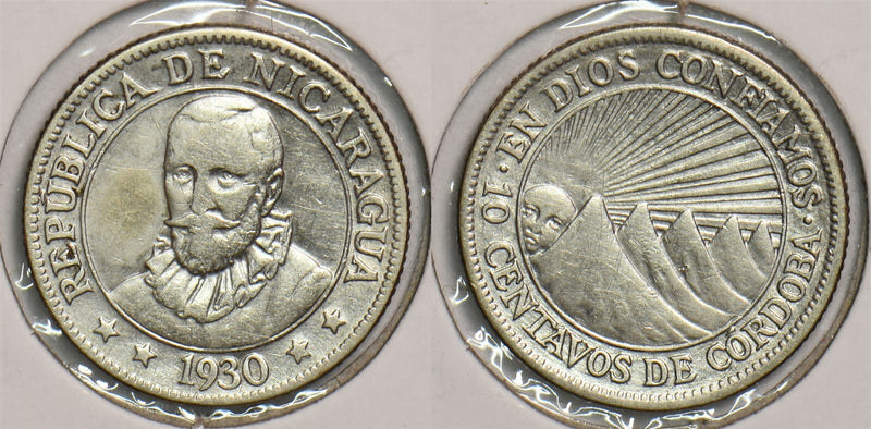 Nicaragua 1930 10 Centavos P290177 combine shipping0