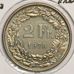 Switzerland 1978 2 Francs animal P150046 combine shipping2