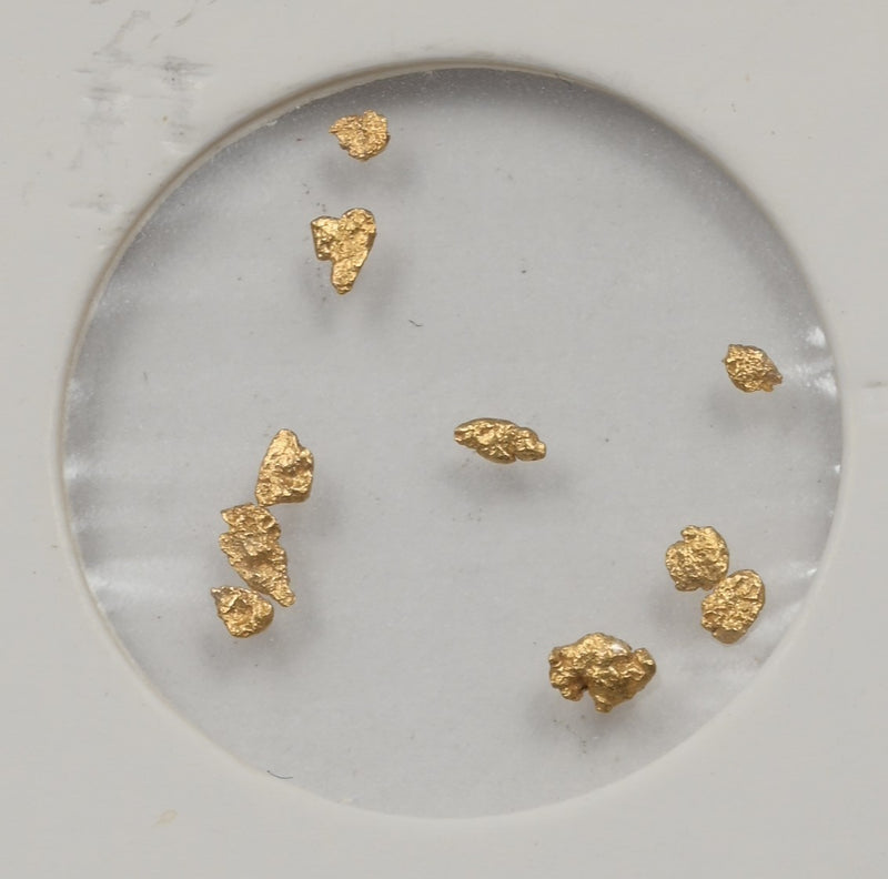 Alma, CO, Natural Nuggets Gold 0.0032oz P1914280