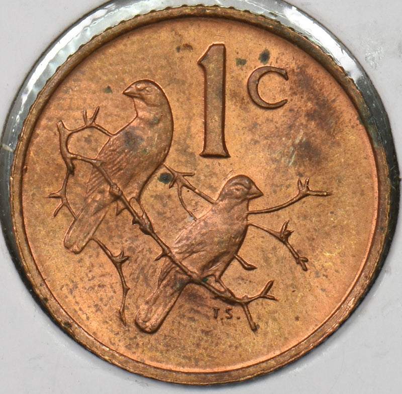South Africa 1971 Cent Sparrows animal P900424 combine shipping0