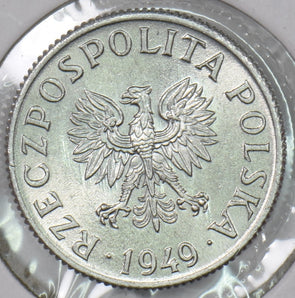 Poland 1949 2 Groszy Eagle P190607 combine shipping0