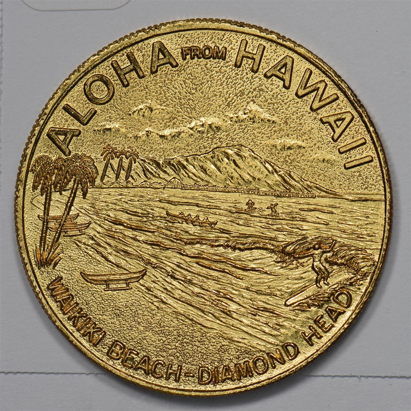 Aloha from Hawaii Souvenir Medal Dollar HonoLulu, P9030860