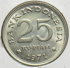 Indonesia 1971 25 Rupiah Pigeon animal BU P900022 combine shipping1