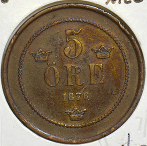 Sweden 1876 5 Ore P490065 combine shipping1