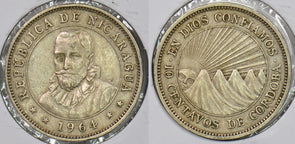 Nicaragua 1964 10 Centavos P290386 combine shipping0