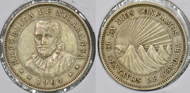 Nicaragua 1964 10 Centavos P290386 combine shipping0