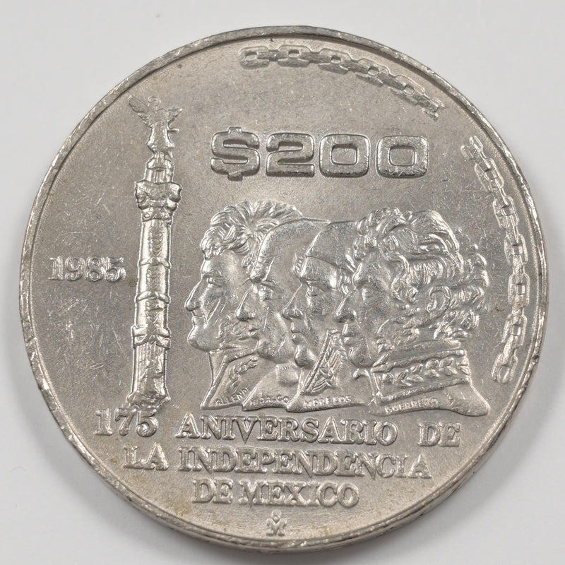 Mexico 1985-MO 175th Anniversary of Independence 200 Pesos P1916080