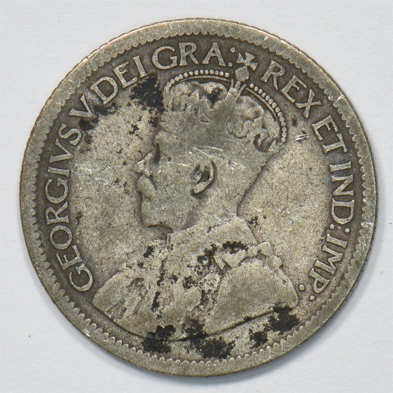 Canada 1934 George V 10 Cents Silver P9029780