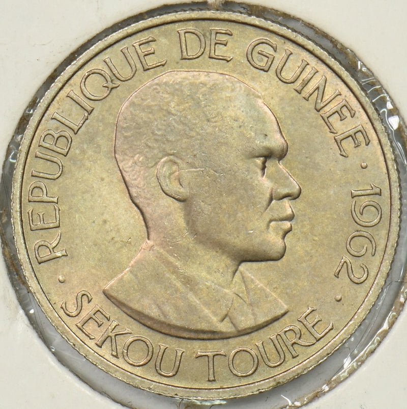 Guinea 1962 5 Francs P190408 combine shipping0