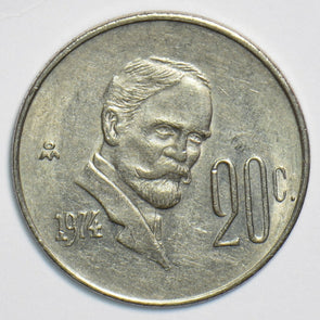 Mexico 1974 20 Centavos Eagle animal Snake P900030 combine shipping0