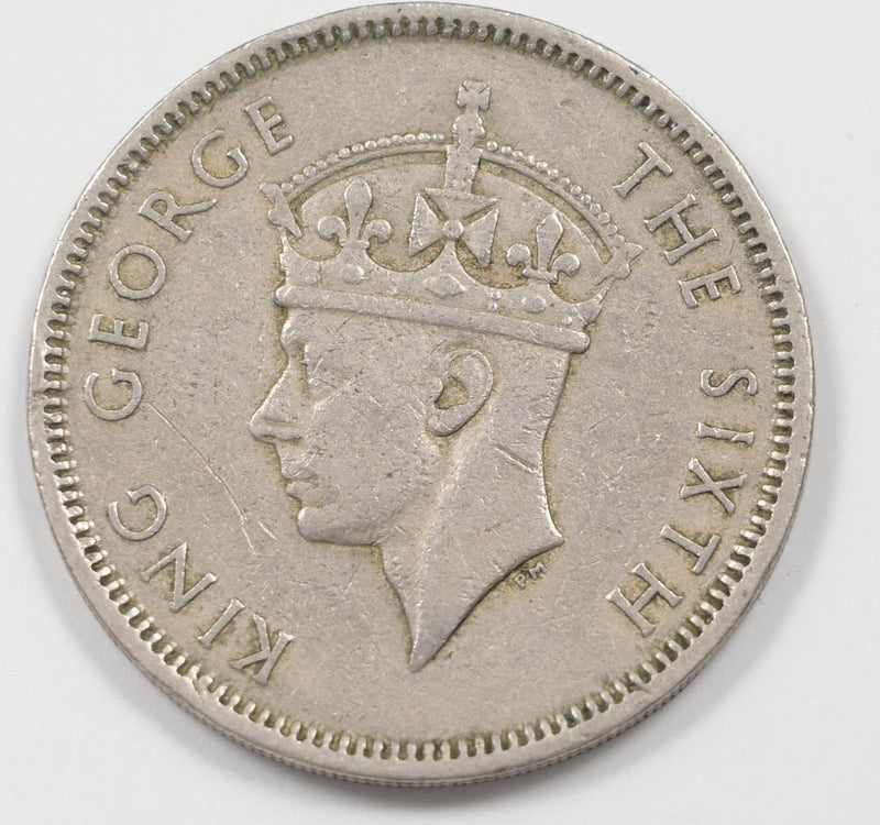 Hong Kong 1951 50 Cents KING GEORGE P904603 combine shipping0