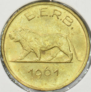 Burundi 1961 Franc Lion animal Rwanda P150204 combine shipping0