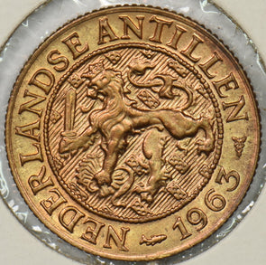 Netherlands Antilles 1963 Cent Lion animal P150212 combine shipping0