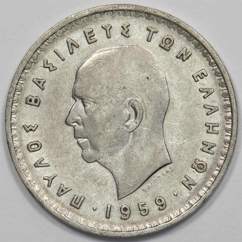 Greece 1959 Paul I Kingdom 10 Drachmai P9026690