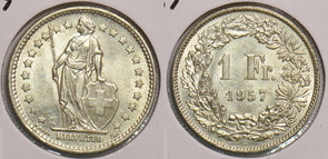 Switzerland 1957 Franc P240010 combine shipping0