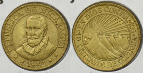 Nicaragua 1943 10 Centavos P490197 combine shipping0
