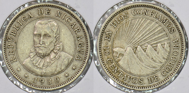 Nicaragua 1939 10 Centavos P290384 combine shipping0