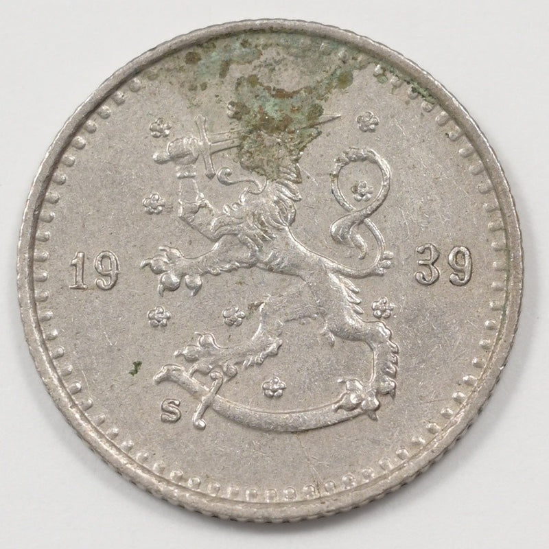 Finland 1939-S Republic 25 Pennia P9040760