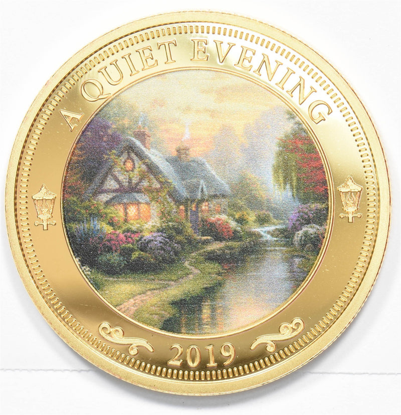 2019 Thomas Kinkade 'A Quiet Evening' Medal P1913460