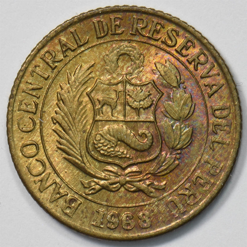 Peru 1968 10 Centavos Cantuta Flower P903527 combine shipping0