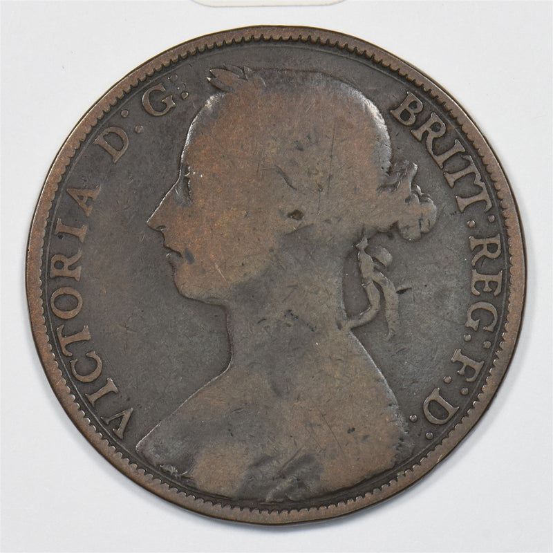 Great Britain 1886 Victorian Bun Head Penny P9025150
