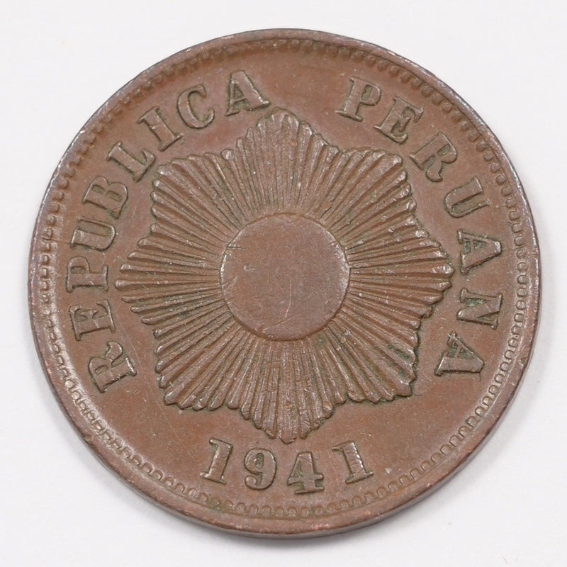 Peru 1941 Republic Centavo P1914730