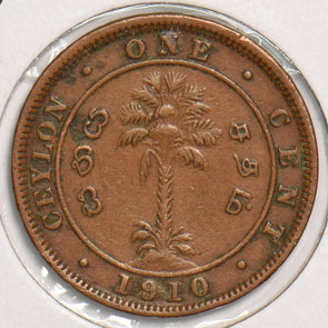 Ceylon 1910 Cent P150111 combine shipping2